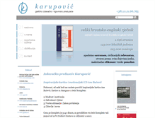 Tablet Screenshot of karupovic.rs